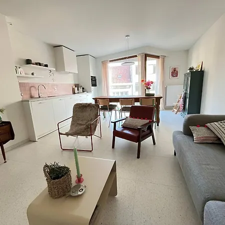 公寓 Chez Meme Gernoaze - Unique 2 Bedroom Flat 奥斯滕德